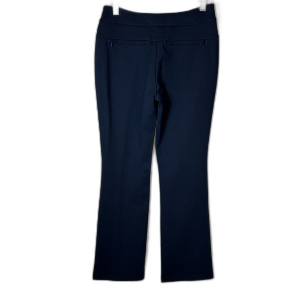 Soft Surroundings NWOT Navy Ponte High Waisted Bootcut Dress Pants Size M - Picture 3 of 12